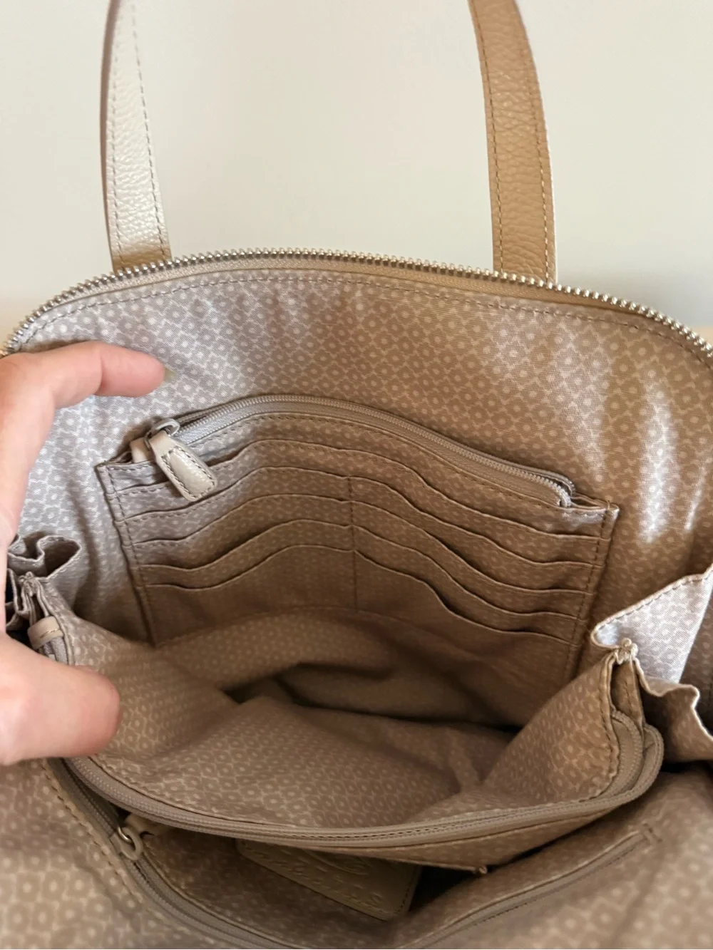 Brighton Floral Embossed Dome Convertible Satchel/Backpack - Picture 2 of 8